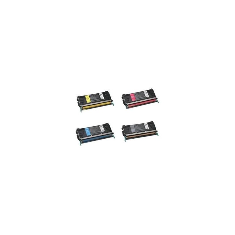 GIALLO rigenerato Lexmark C 734 736 746 748 - X 734 736 738 746