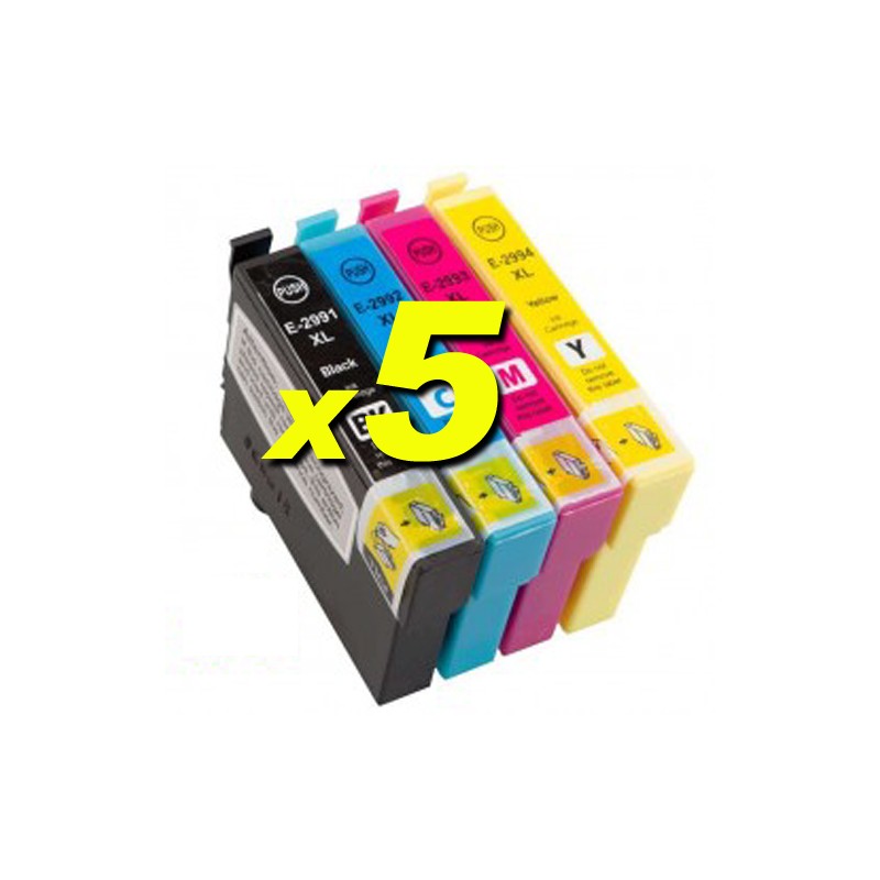 Kit 20 compatibili Epson 29XL serie Fragola XP235 XP332 355