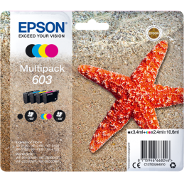 Multipack Epson Stella marina 603 Nero Ciano Magenta Giallo