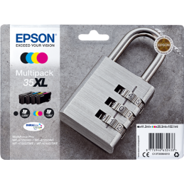 Multipack Epson Lucchetto 35XL Nero Ciano Magenta Giallo –