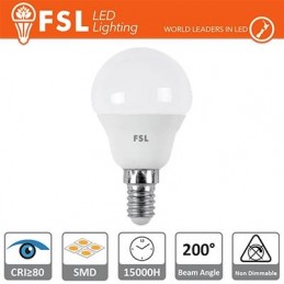 Lampada Sfera - 5,5W 3000K E14 460LM