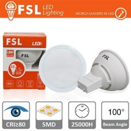 GU10 Lampadina LED - 6W 6500K 540LM 100° CRI80 Antiriflesso